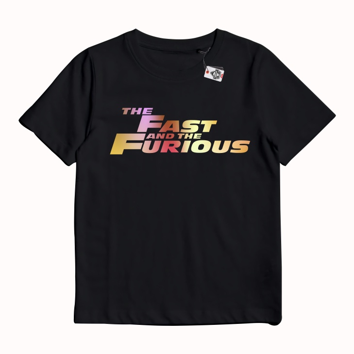 KRMK เสื้อยืด Distro สําหรับเด็ก Unisex พร้อมภาพ THE FAST AND THE FURIOUS HOLOGRAM