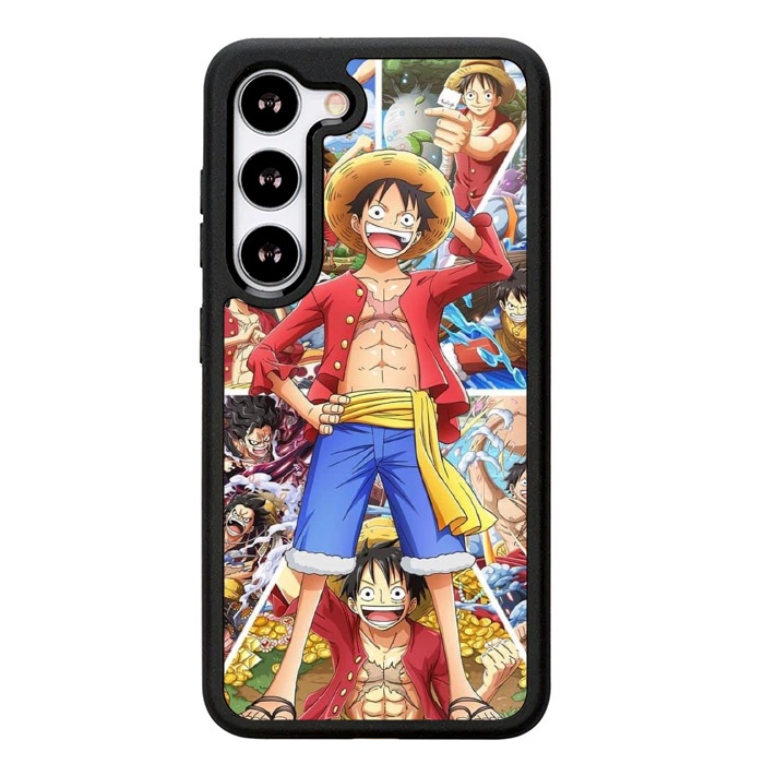 Case Casing Softcase Hardcase Samsung Galaxy S23 S22 S21 Plus Ultra FE 5G One Piece Luffy Monkey AO0