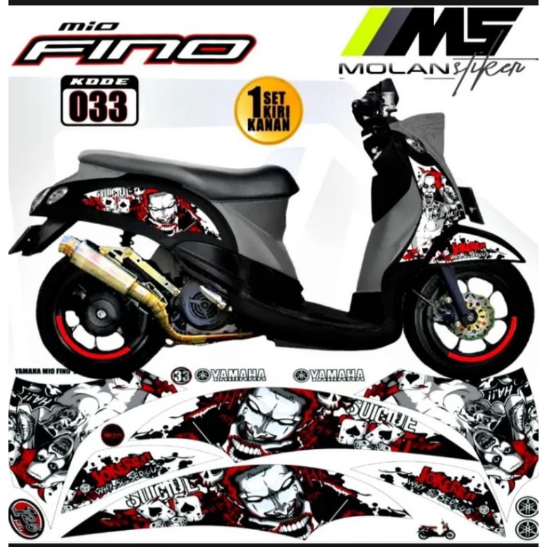 สติ๊กเกอร์รูปลอก Striping Variation Fino Carbu / Fino 110 Karbu 2012-2013 / Fino Ps / Fino S Yamaha Fino 115 Decal Semi Fullbody Fino Karbu Sticker Fino Karbu Lis Fino Karbu Striping Thailand / Thailand / Thailand คาร์บูเรเตอร์ Racing Fino อเมริกา