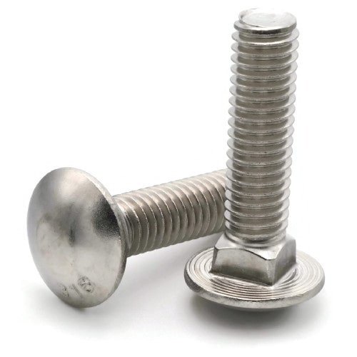 M10 เกลียว BOLT 1.5 STAINLESS STEEL 304 / CARRIAGE BOLT SUS304 20 / 25 / 30 / 35 / 40 / 45 / 50 / 60