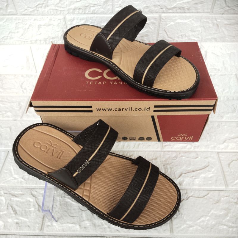 Carvil Espresso Men& 39;s Sandals 02/ Carvil Espresso Casual Sandals 02/Carvil Espresso 02
