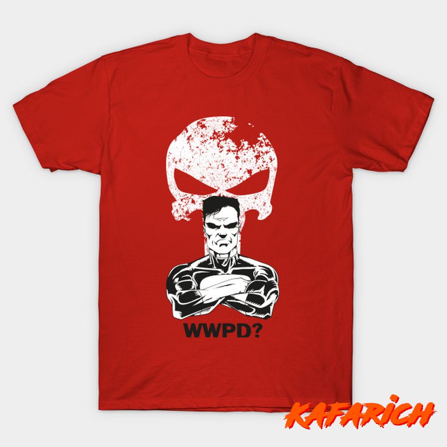 เสื้อยืด Wwpd Marvel Comics Punisher ยอดนิยมแบบกําหนดเอง