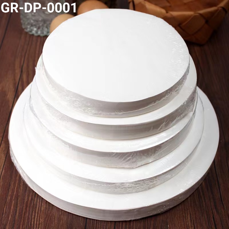 GR-DP-0001 กระทะเคลือบกระดาษอบขนม bapao wax Paper cake (บรรจุ)