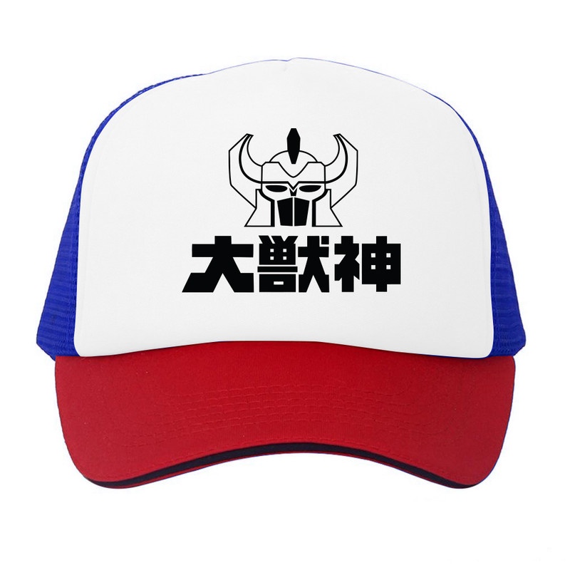 หมวก Power Rangers Megazord โลโก้ญี่ปุ่น Trucker