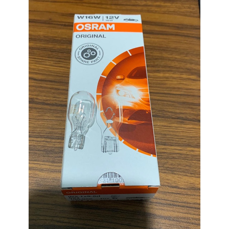 Honda civic 2.0 07-09 T16 W16W Osram หลอดไฟถอยหลังของแท้