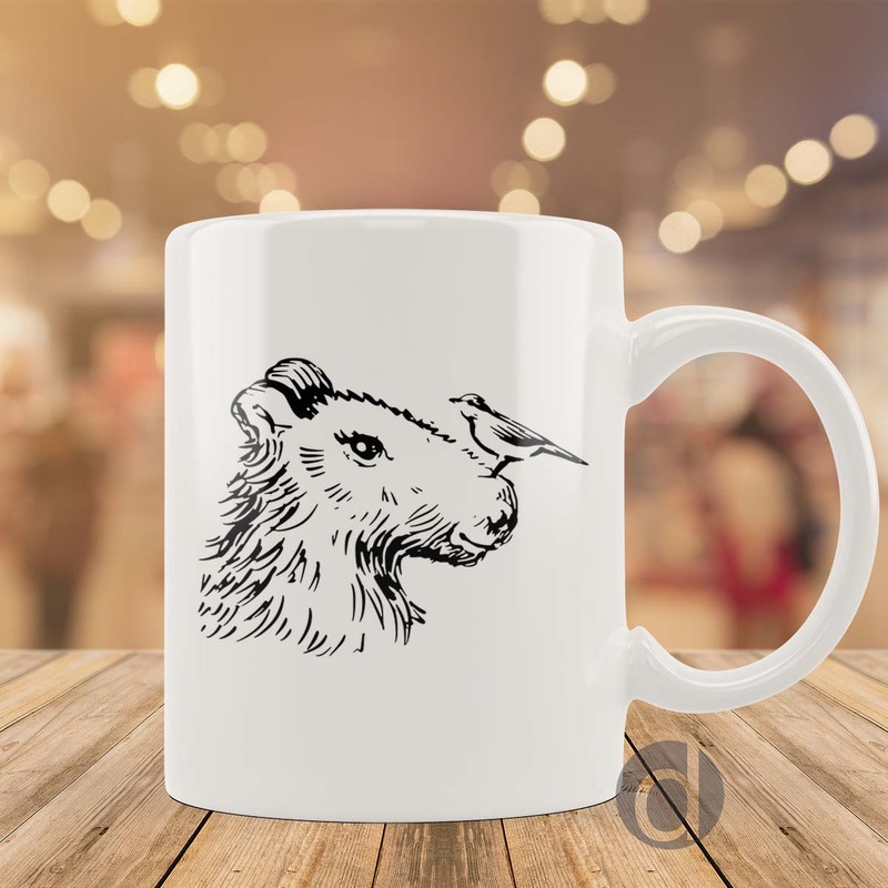 แฟนๆ Capybara V62 แก้วสัตว์น่ารัก