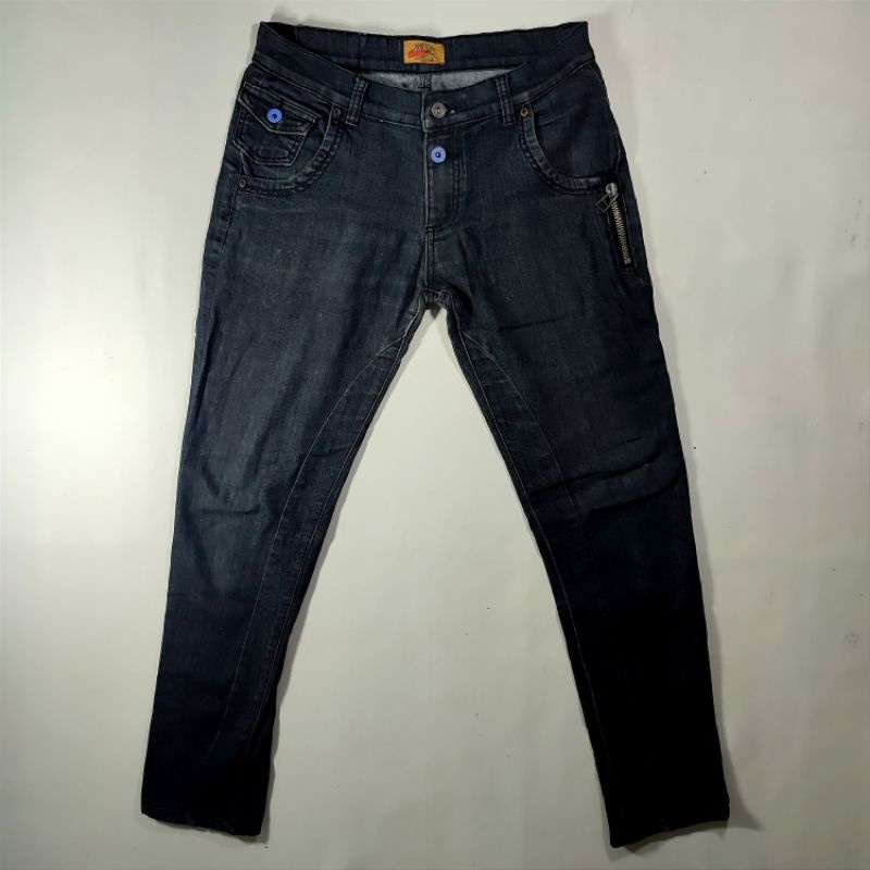 Prps JAPAN STRETCH กางเกงยีนส์ x แจ็คเก็ตยีนส์ กางเกงยีนส์ bikers bomber ซิปจ็อกเกอร์วินเทจ