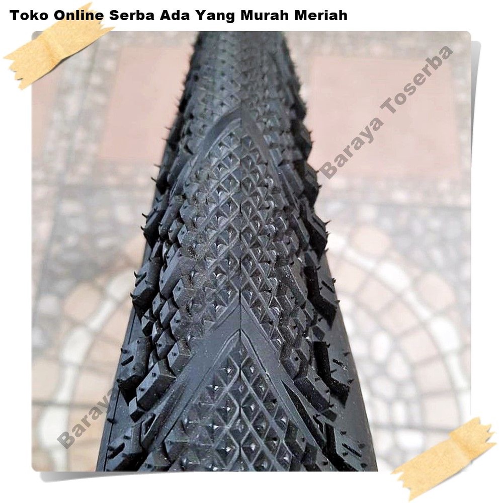 Hitam Ascendo 26 X 2.10 อะไหล่จักรยานยาง OUTER สีดํา