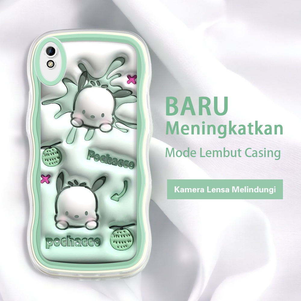 Jinouwe Redmi 6 6A 7 8 8A K40S 9A 9C 10A 9T 10C 10 5G 12 หมายเหตุ 12R เคสโทรศัพท์รูปแบบ 3D ไอศกรีม P