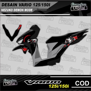 Stripping HONDA VARIO 125i/150i NEZUKO DEMON MODE DEMON SLAYER Already Cut TIN0GGAL TEMPEL 05i