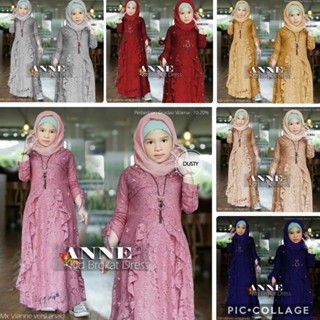 Gli-66 (รับประกัน GAMIS ANNE ANAK VIANNE MAXI KIDS CORNELI Bone GLITTER FASHION MUSLIM KIDS.,.,.,