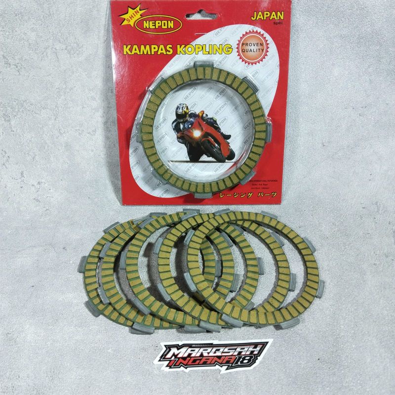 จานคลัทช์ NEPON JAPAN HONDA TIGER GL MP RACING MARQSAH SHOP