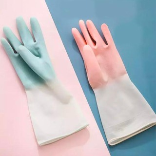 Laris ถุงมือมัลติฟังก์ชั่น สีพาสเทล สําหรับล้างจาน ทําสวน