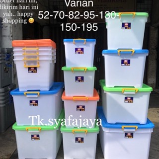 ส่งฟรี กล่องคอนเทนเนอร์ ขนาด 15-25-30-45-52-70-82-95-130-150-195 ลิตร