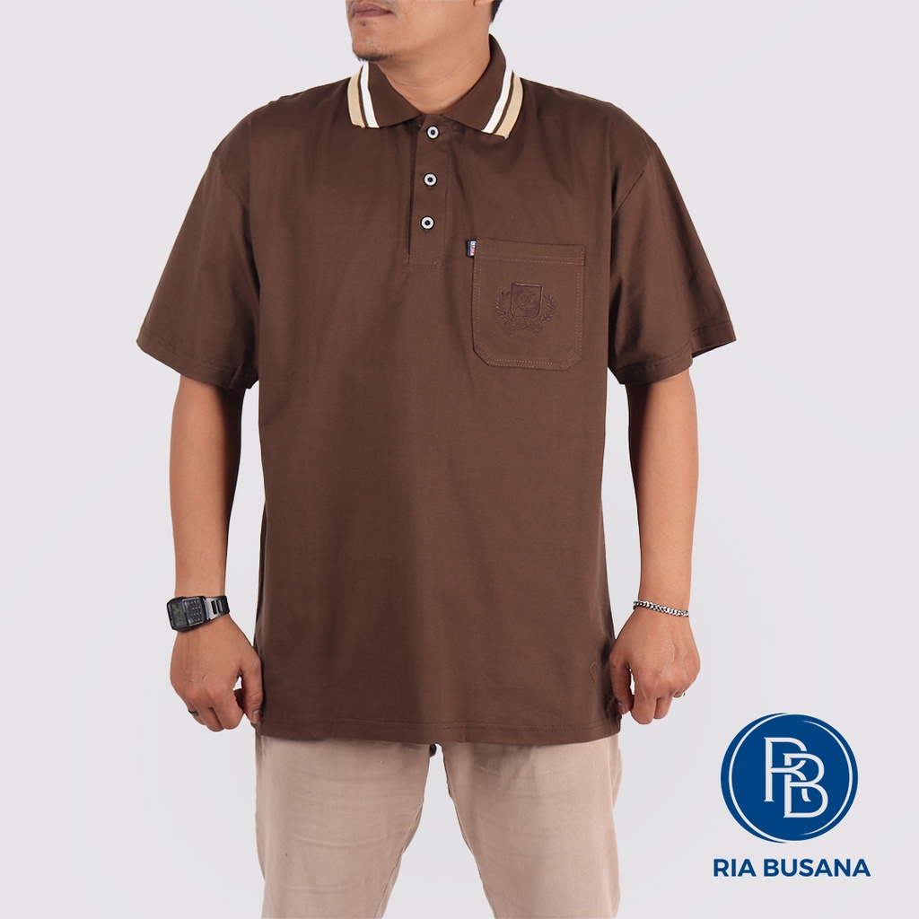 Ria Busana - Dalton - ศิลปะเสื้อยืดคอปกผู้ชายสําหรับผู้ใหญ่ WRNPDK KRAH สี