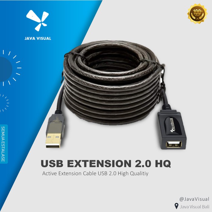 [JaVis] 25M Active USB 2.0 Extension Cable 25 เมตร Active USB Extension