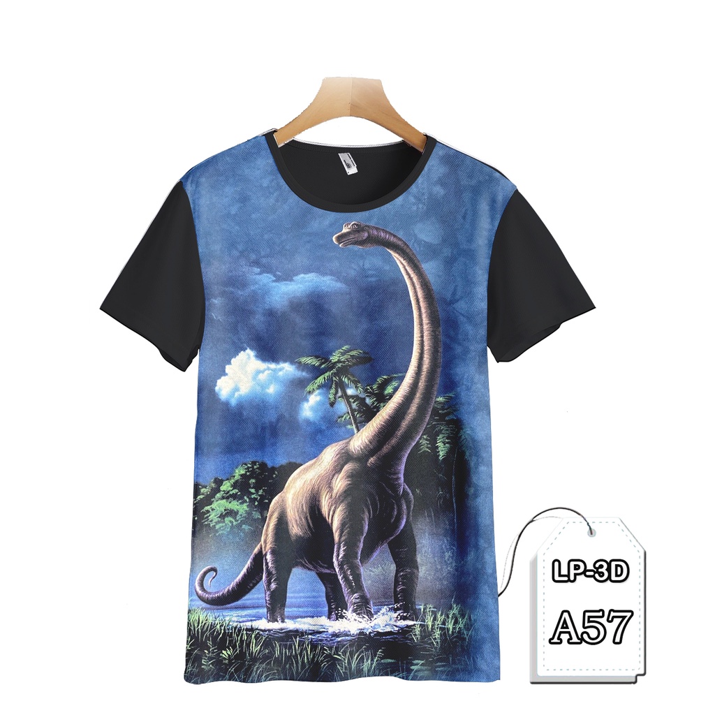 Brachiosaurus Dinosaur Shirt 3D Childrens Animation TV Cartoon Shirt LP3D-A57
