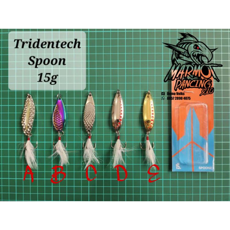 LURE SPOON TRIDENTECH เหยื่อหล่อ