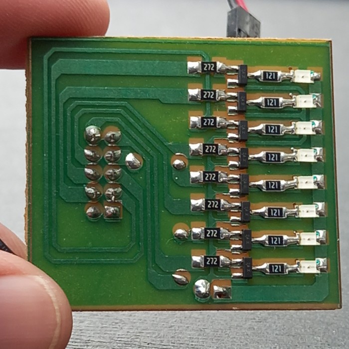 Dt-I/O เครื่องทดสอบลอจิก Led เอาต์พุต 8 Smd Active Low 991-106