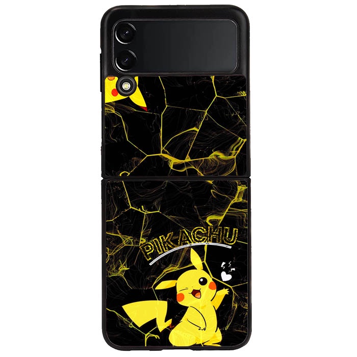 เคส Samsung Galaxy Z Flip 3 Z Flip 4 Pikachu DF294
