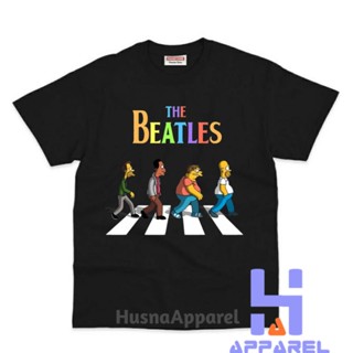 เสื้อยืด พิมพ์ลาย THE BEATLES THE SIMPSON สําหรับเด็ก