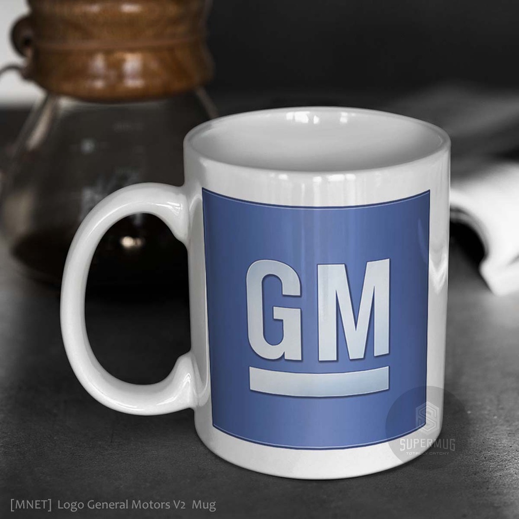 General Motors V2 สัญลักษณ์แก้วแก้วโลโก้รถถ้วยเซรามิกไอคอน