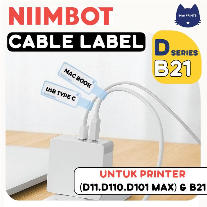 Paper Niimbot Master Cable Label Lan B21 D11 D101 Thermal Sticker Refill