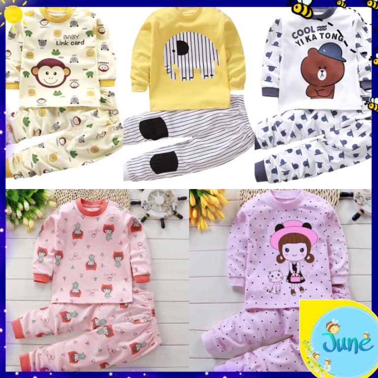 DIRECT ATC| CHILDRENS SLEEPING SET BABY PAJAMA SET LONG SLEEVES SOFT MATERIAL 122-612
