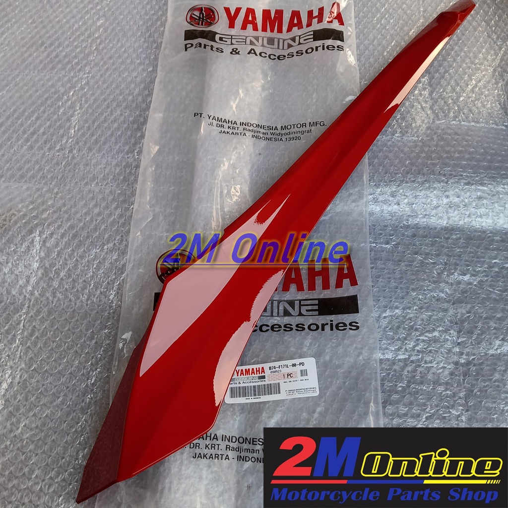 MERAH B74-F171L-00-PD Mole ฝาครอบด้านข้าง 1 XMAX 250 ซ้ายสีแดง Ori YGP