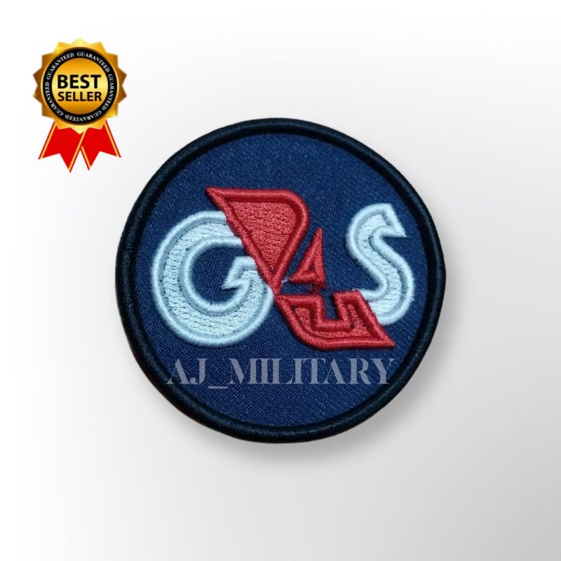 โลโก้ G4S พร้อม 3D RISED EMBROIDERY