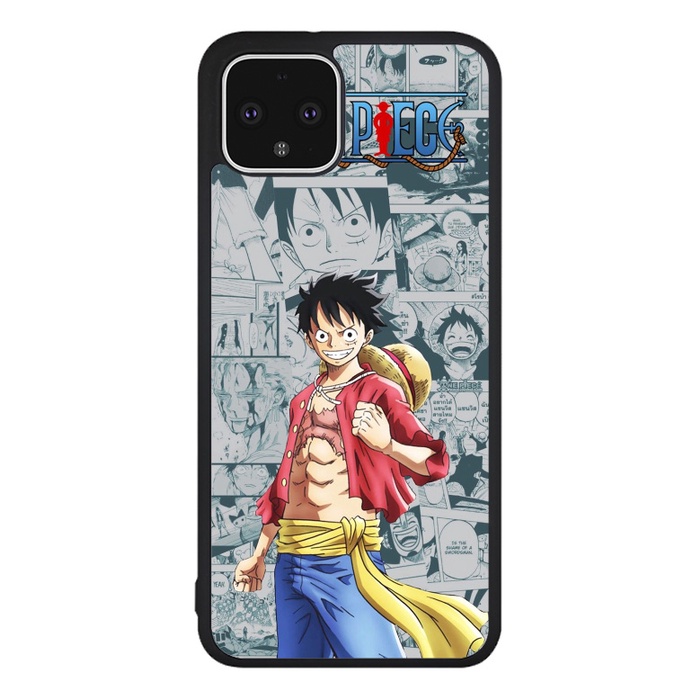 Case Casing Softcase Hardcase Google Pixel 4a 4 5 6a 6 7a 7 Pro XL 5G One Piece Comics Luffy AO0078