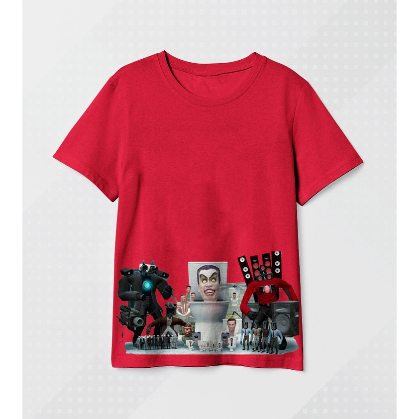 CHILDRENS SKIBIDI TOILET เสื้อยืดพรีเมี่ยม