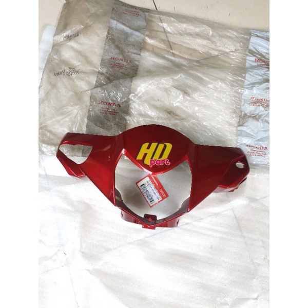 MERAH ครอบเปลือกไฟหน้า Maroon Honda Revo 100 old taper original 53205-KVR-600CGR CBR HDL FR (CN GL R