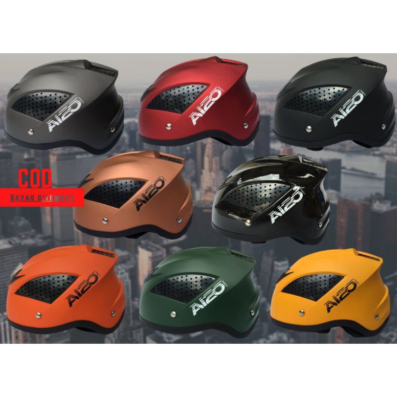 SELI MINION FOLDING BIKE HELMET AIZO ADULT PLAIN MOUNTAIN BIKE HELMET