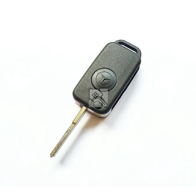 Tombol Mercy Mercedes Benz กุญแจรถ Flip Key กุญแจพับ 1 ปุ่ม W124 W210 W202
