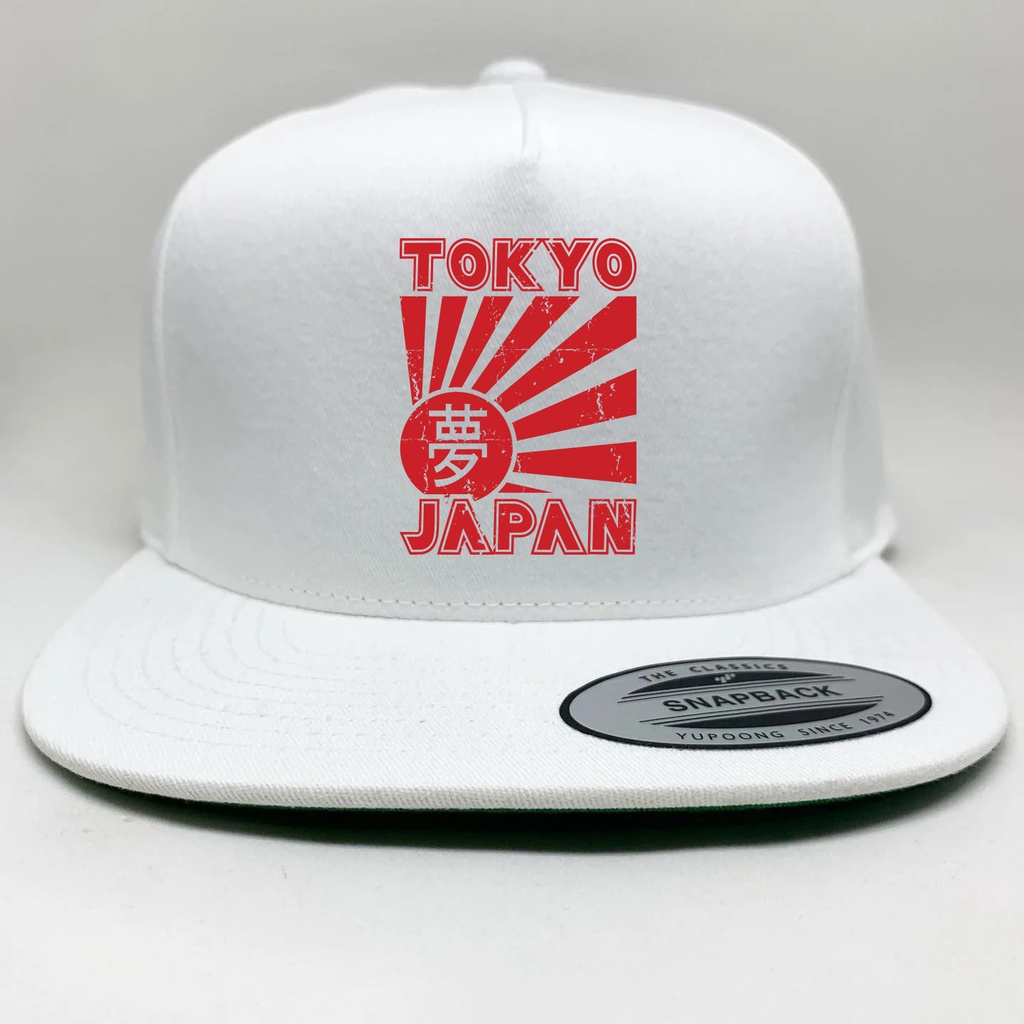 หมวก Camo Snapback Tokyo Japan Rising Sun Flag