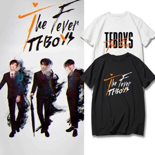 เสื้อยืดแขนสั้น พิมพ์ลาย TFBOYS ครบรอบ 6 ปี Yiyang Qianxi Wang Junkai Wang Yuan 8.10