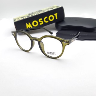 ใหม่ MOSCOT 58869B ของแท้ SERIES กรอบแว่นตา สีเขียวมันวาว ขนาด 49-23-151