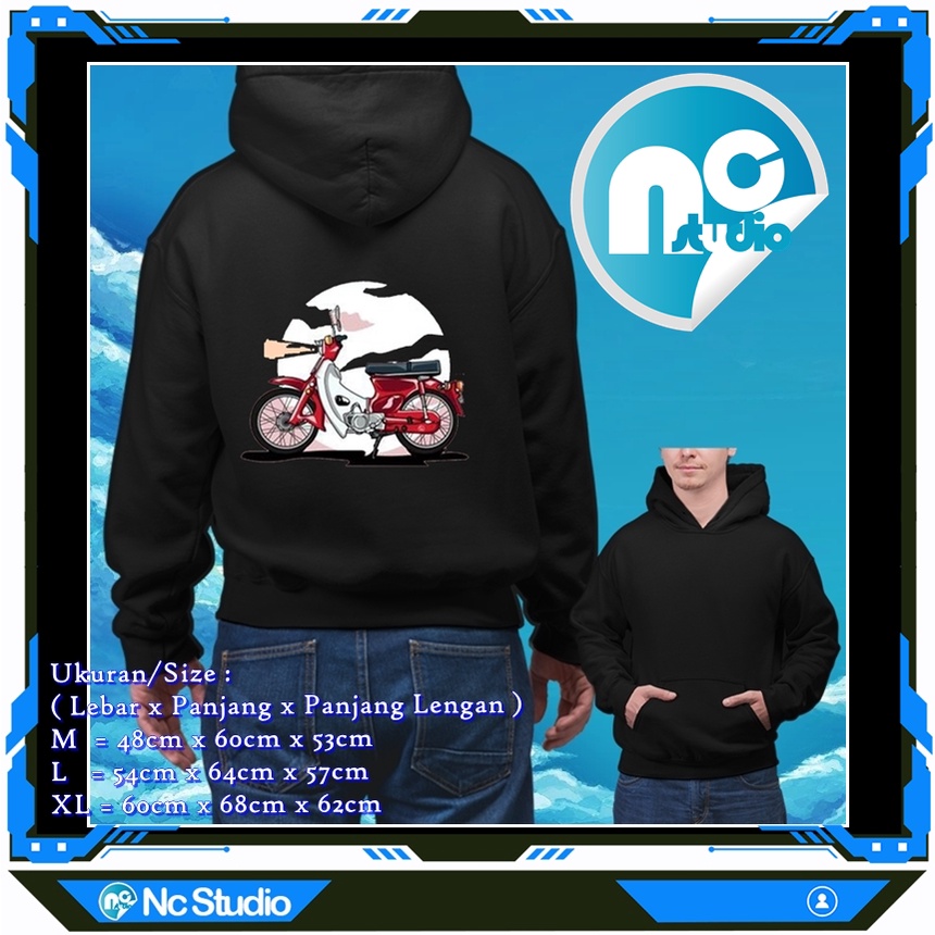เสื ้ อกันหนาว hodie Motorcycle Racing Cb Premium Hoodie Jacket ML XL Vol-NCS11041