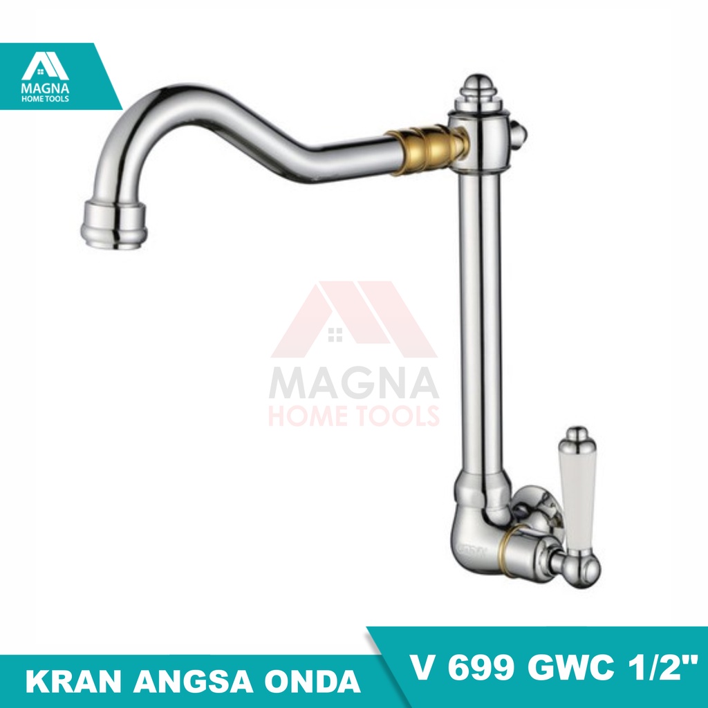 ONDA STAINLESS V 699 GWC 1/2 นิ้วคอ DISHWASH FAUCET