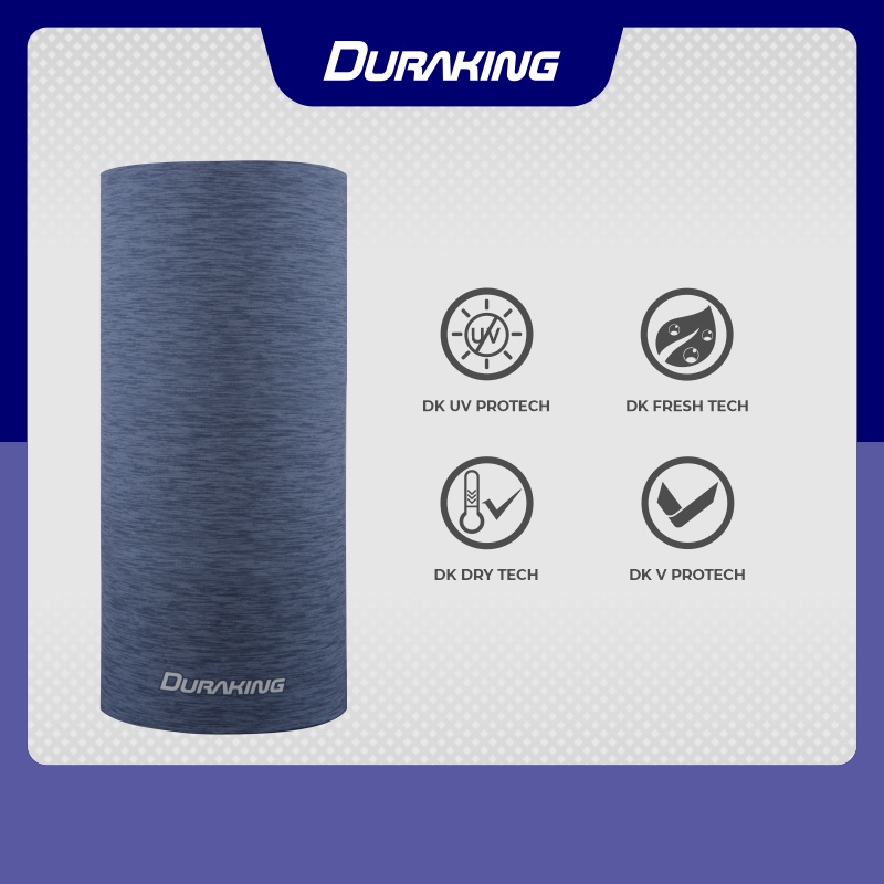 DK Multifunctional Headwear V2 Anti Virus Sports Heather Steel สีฟ้า