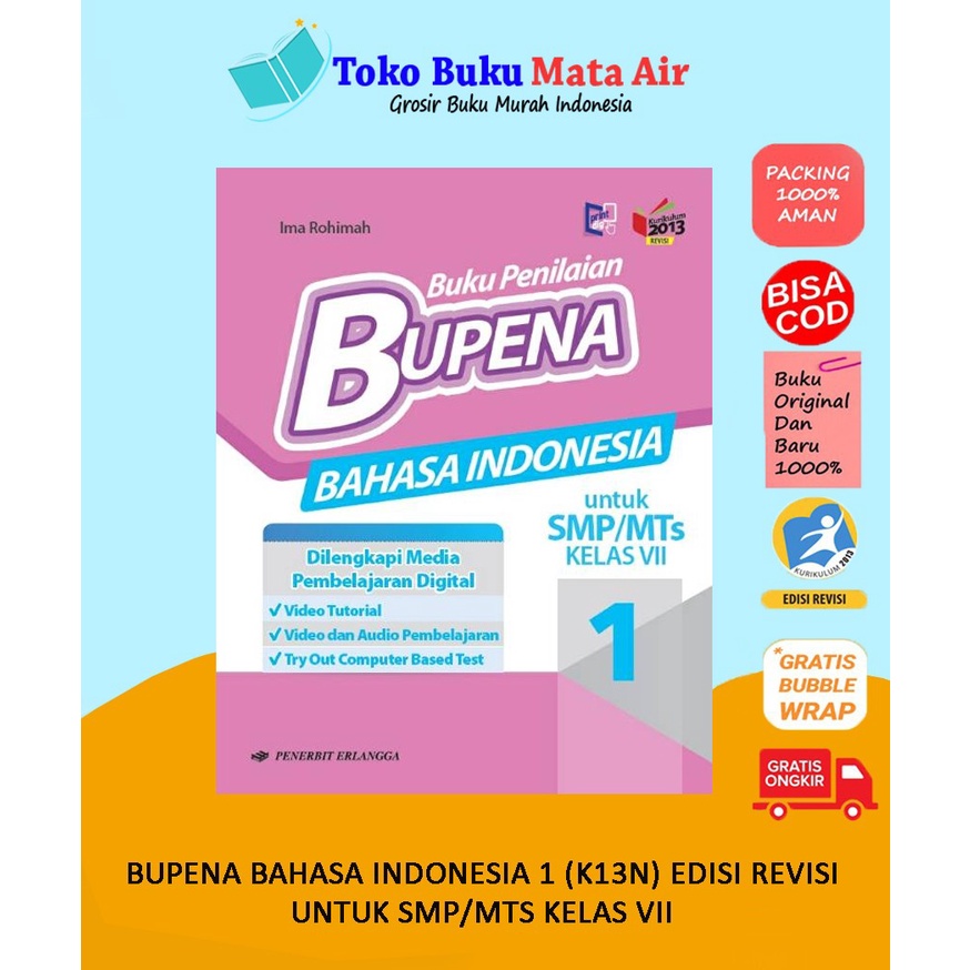 ต้นฉบับ BUPENA INDONESIAN SMP/MTs Class 7 8 9 RALANGGA