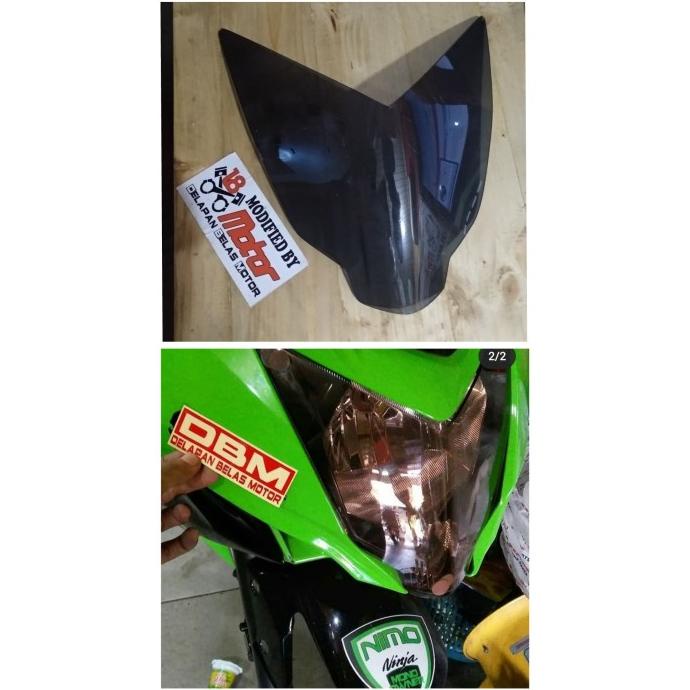 Mica Cover สําหรับ kawasaki ninja 250rr mono sl ไฟหน้าแว่นตา