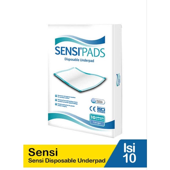 แผ่นซับใน Sensi Underpad L [แพ็คละ 10 ชิ้น] | Sensi Pads แผ่นรองนั่ง