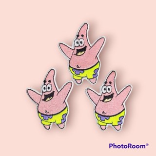 แผ่นแพทช์เหล็ก ลาย Patrick StarSpongebob SquarePants