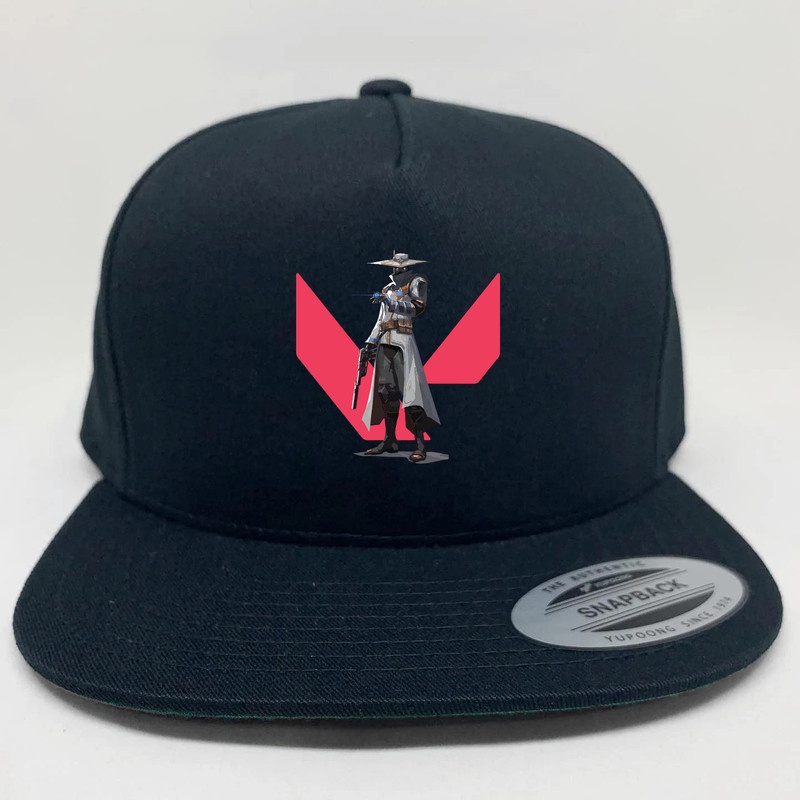 หมวก Snapback สําหรับเล่นเกม Valorant Agent Cypher Art