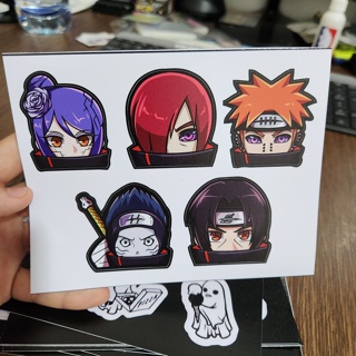 ชุดสติกเกอร์ ลายการ์ตูนอนิเมะ PSS0003 Akatsuki จํานวน 5 ชิ้น