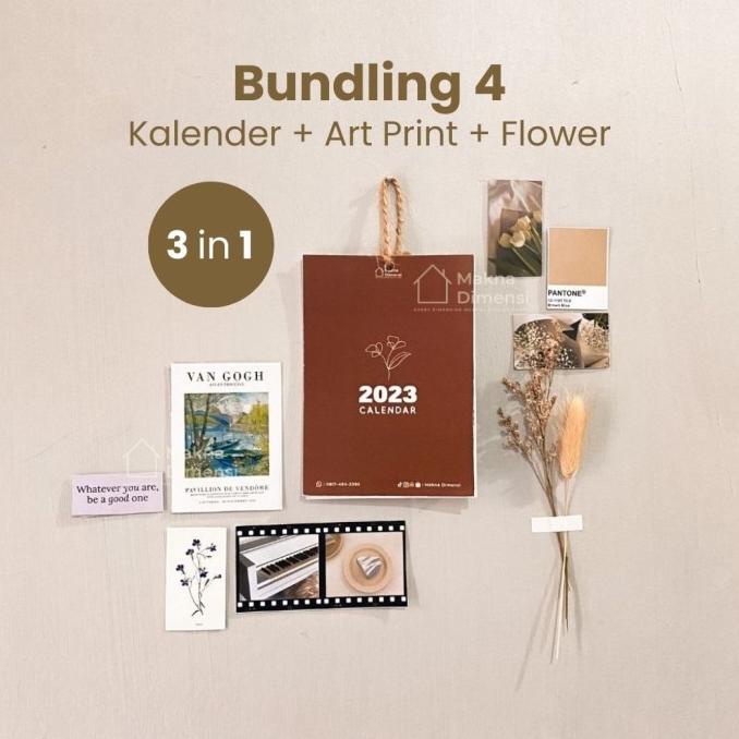 Aesthetic Wall Calendar A6/ Aesthetic Wall Calendar 2023