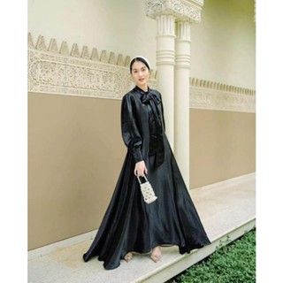 Gamis GAMEELA DRESS CB SIZE M L XL XXL SANTORINI SILK Material Women GAMIS Plain Black PINK MINT OLIVE รุ่นล่าสุด JUMBO Get Womens GAMIS ไม่มีชุดเดรส HIJAB DRESS Party DRESS MUSLIM Women Korean MUSLIM Clothing Women