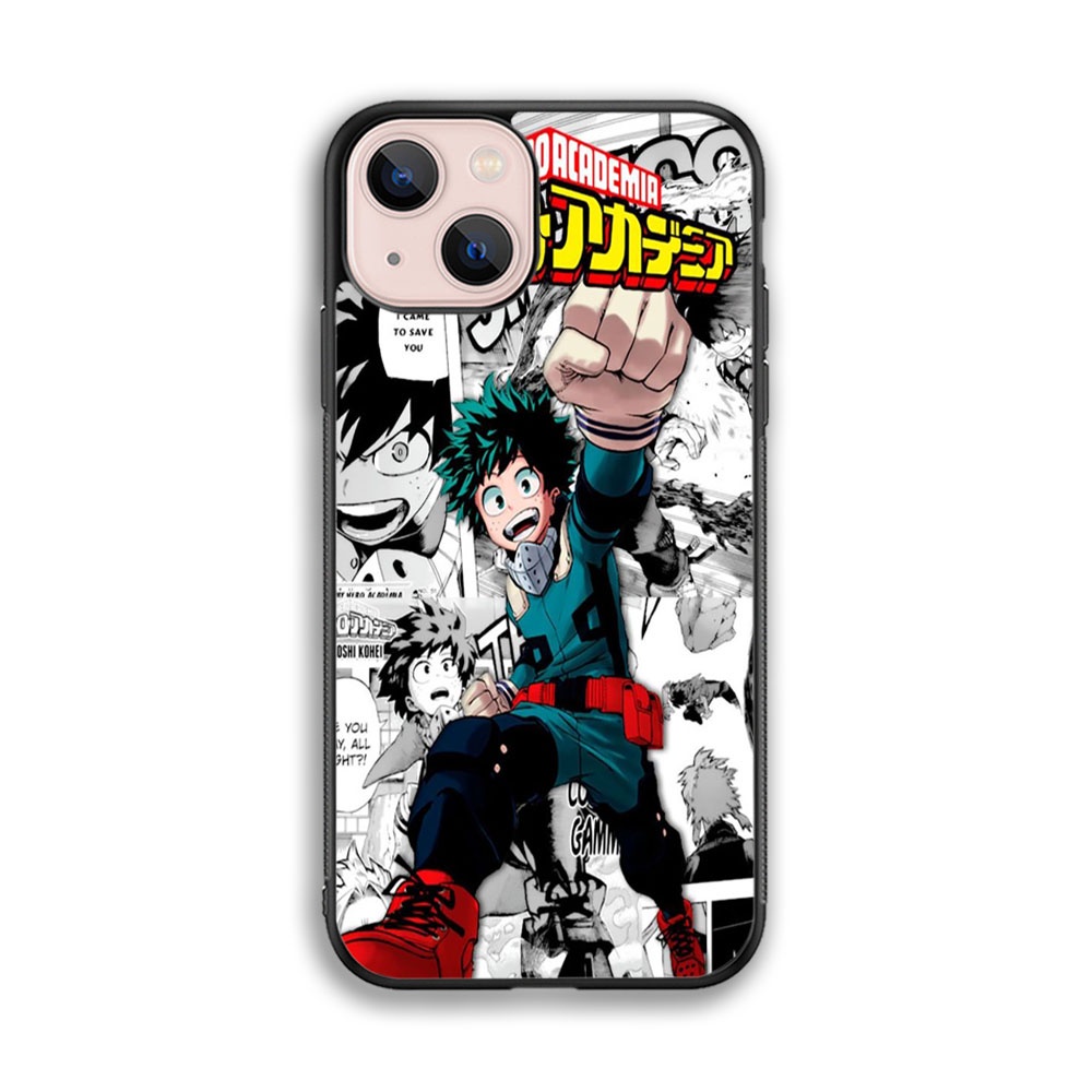 เคส Iphone 13 Hardcase 6 7 8 X XS XR 11 12 14 Pro Max Plus ภาพที่กําหนดเอง My Hero Academia